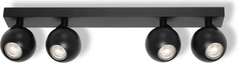 Osram - Oprawa punktowa SPOT SPHERAL 4xGU10/6W/230V czarna