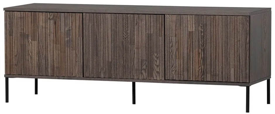 Brązowa szafka pod TV w dekorze jesionu 150x56 cm Gravure – WOOOD