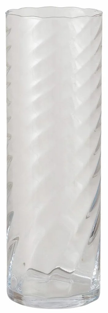 Szklany cylindryczny wazon BILA, 45 cm