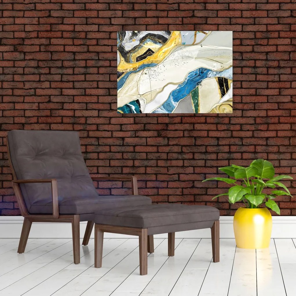Obraz - Kolorowy marmur (70x50 cm)