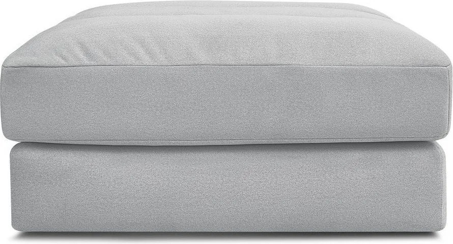 Jasnoszary aksamitny podnóżek Sierra – Bobochic Paris