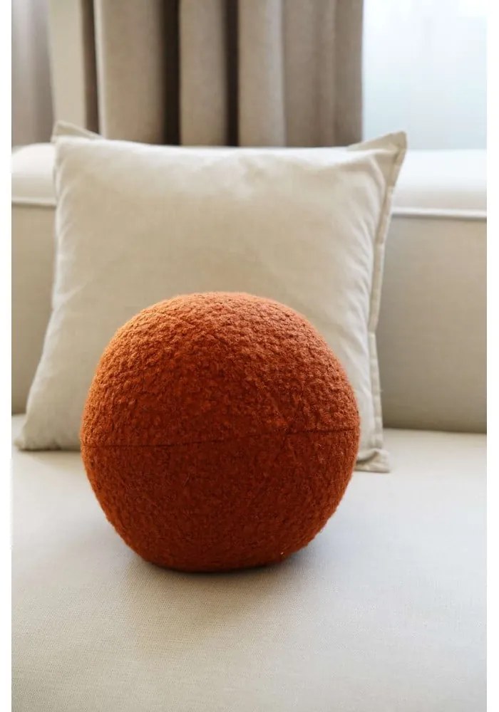 Poduszka dekoracyjna z materiału bouclé ø 20 cm Top – Mioli Decor
