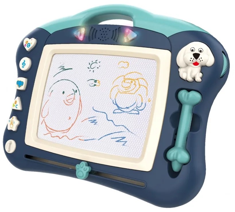 Woopie znikopis interaktywna tablica magnetyczna tablet graficzny muzyka swiatło niebieski