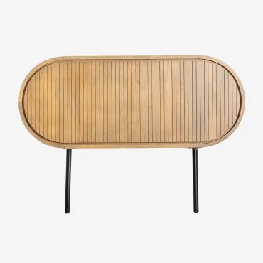 Zagłówek Do Łóżka 150 Cm Z Drewna Mango Analis Drewno Mango & 150 Cm - Sklum