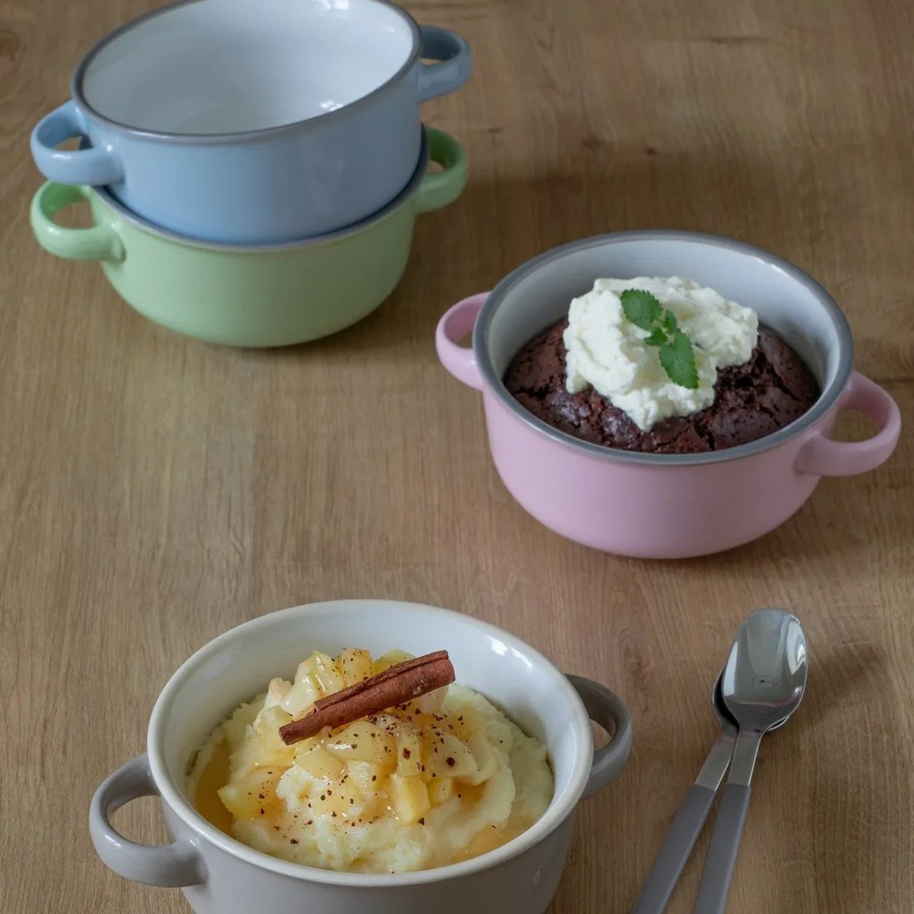 Mäser Zestaw 4 misek do zupy MAILA – 12,5 cm, jasnoniebieski mix