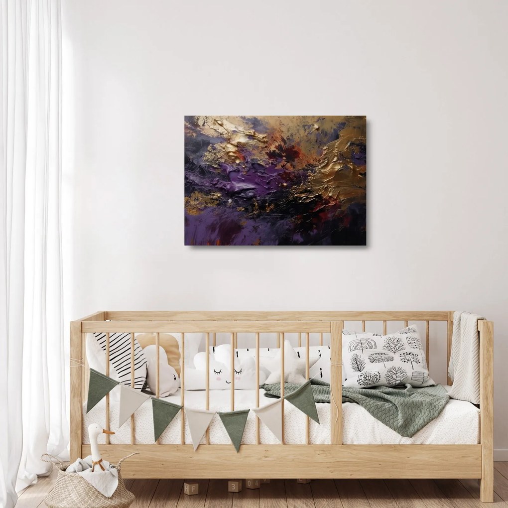 Obraz na szkle - Teksturowana abstrakcja (70x50 cm)