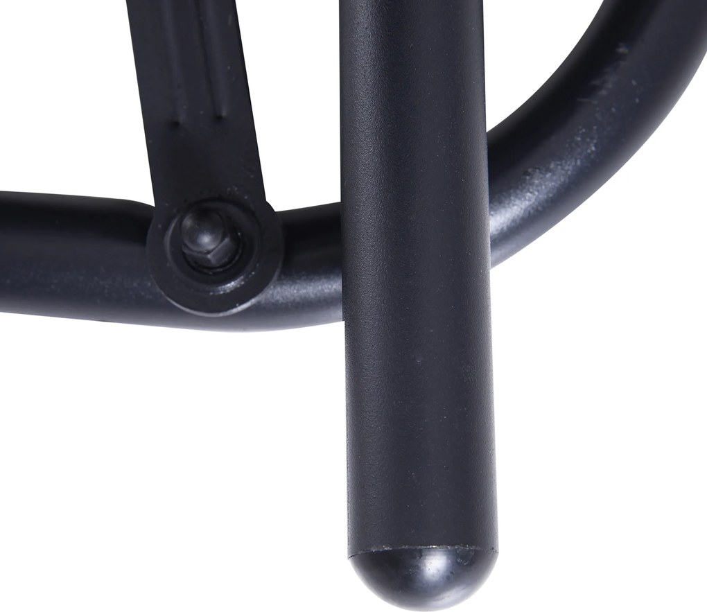 Outsunny ławka bujana huśtawka ogrodowa ławka ogrodowa krzesło bujane ławka parkowa czarna