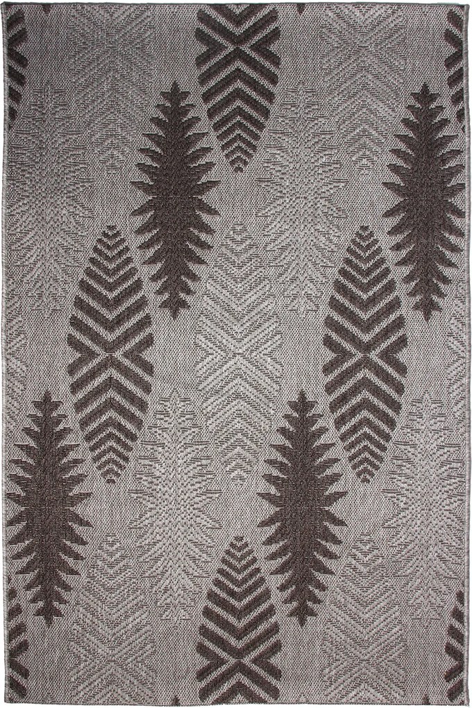 Dywan Grace Brązowy Płasko Tkany 120x170 Prostokąt