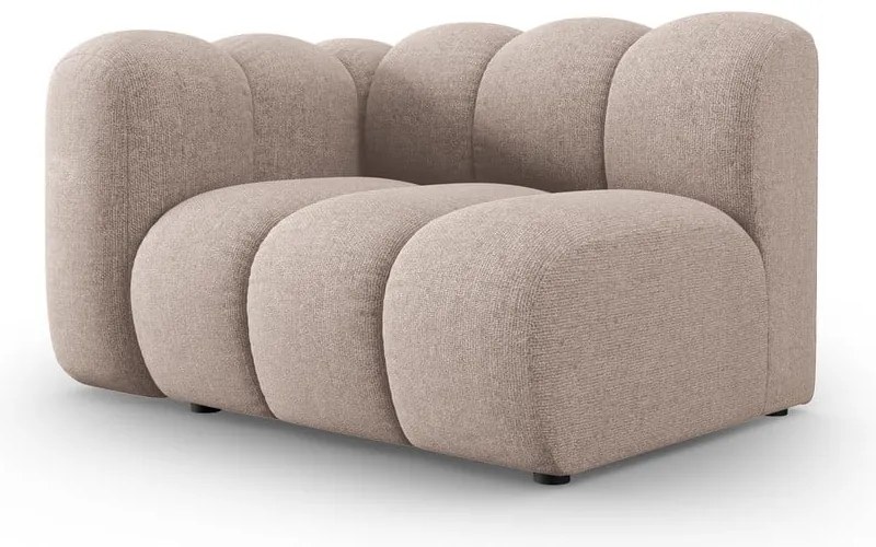 Beżowy moduł sofy (lewostronny) Lupine – Micadoni Home