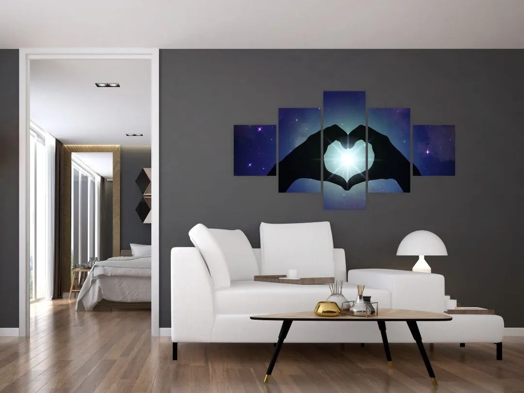 Obraz - Miłość symboliczna (125x70 cm)