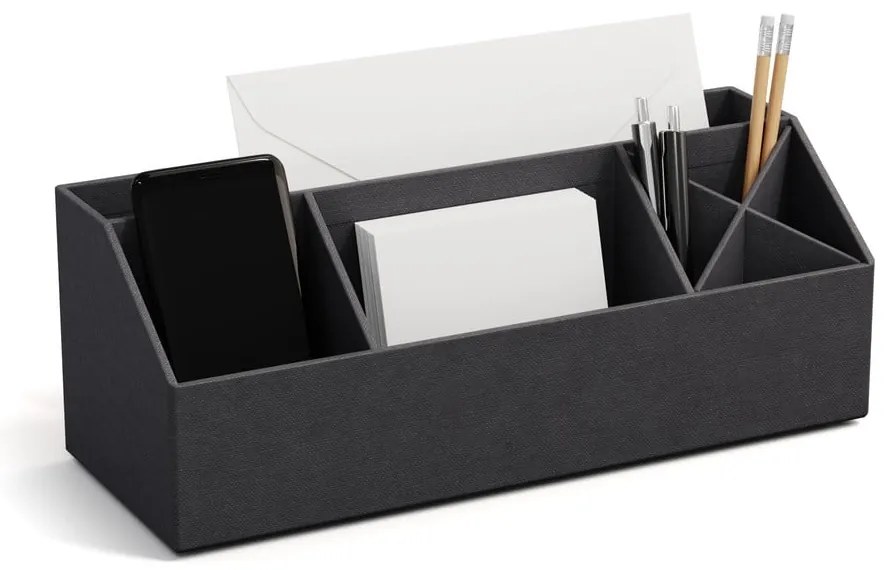 Kartonowy organizer na artykuły papiernicze Elisa Canvas Paper Laminate – Bigso