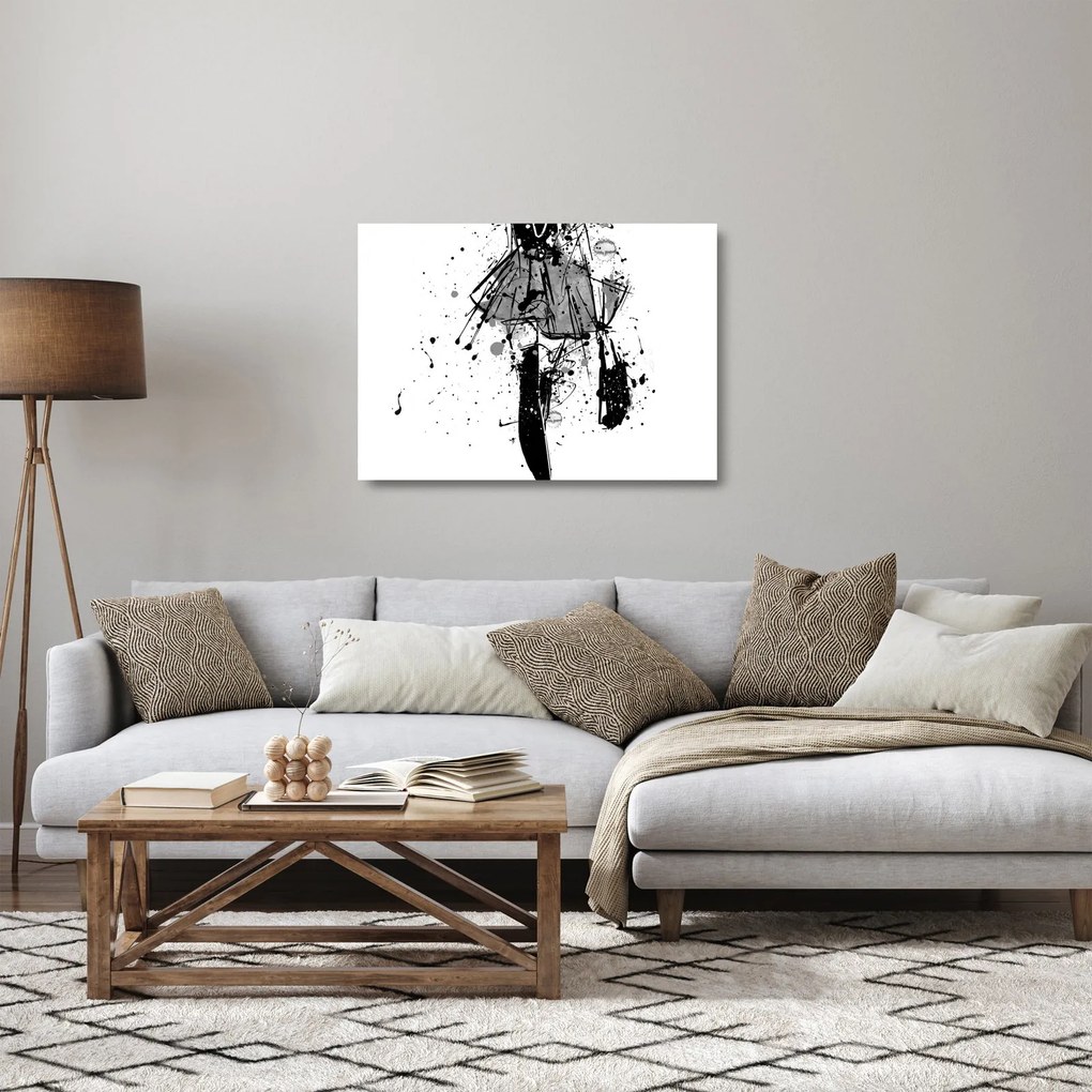 Obraz na szkle - Pokaz mody (70x50 cm)
