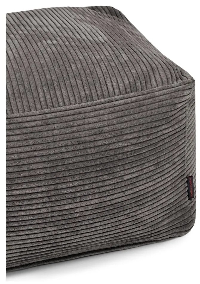 Fioletowy sztruksowy worek do siedzenia Softbox MooG – SLOWDOWN