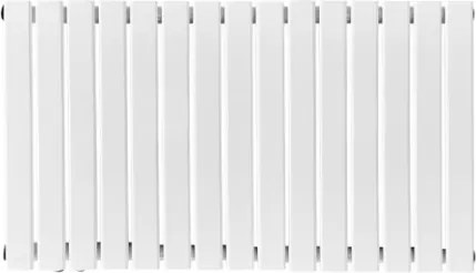Grzejnik poziomy, przyłącze centralne, 600 x 1022 mm