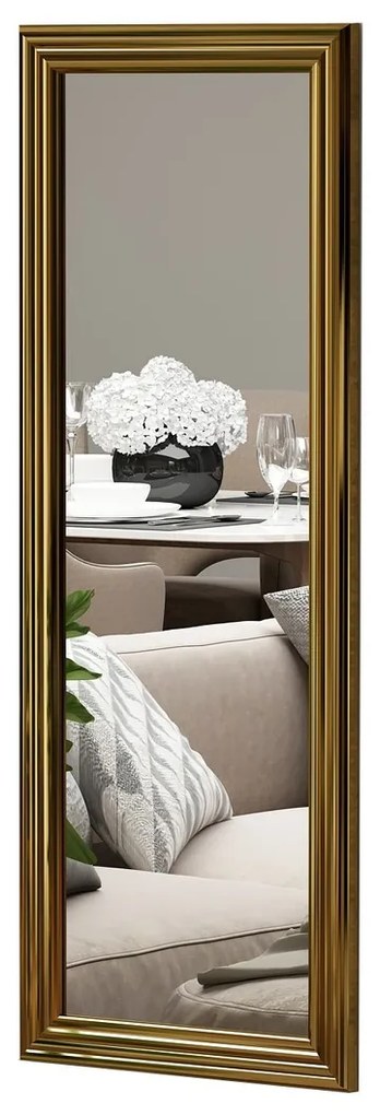 Lustro Smooth Gold 40 x 105 cm