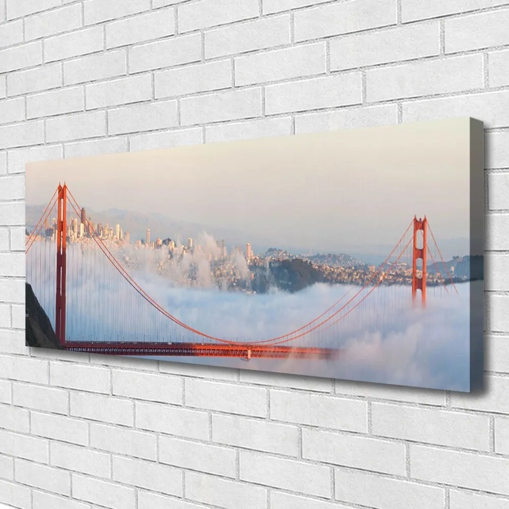 Zdjęcie na płótnie Most nad Oceanem Chmur