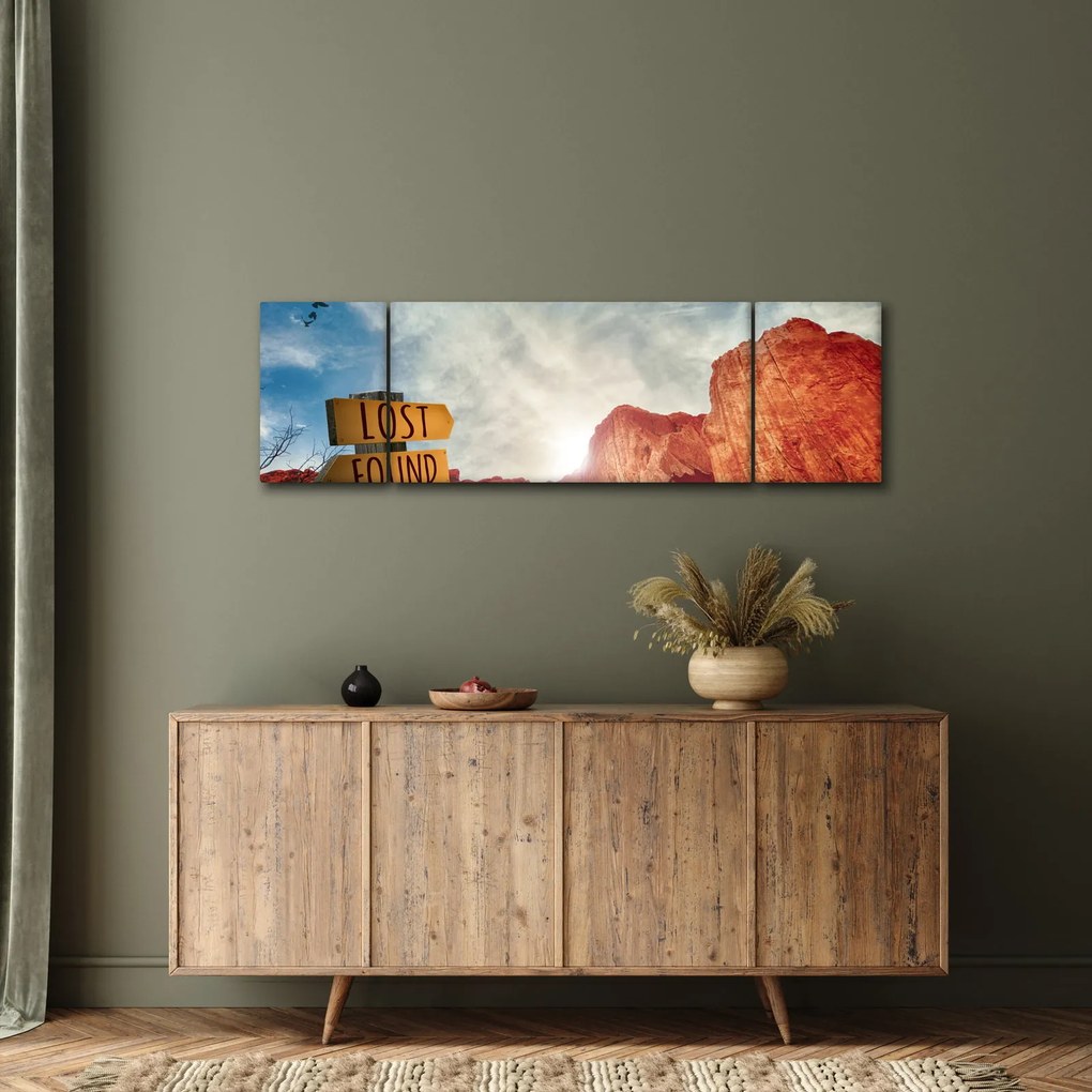 Obraz wskaźnika z napisem (170x50 cm)