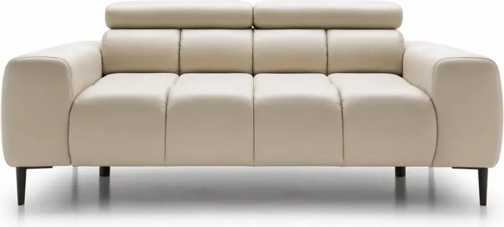 Sofa Plazi 3 osobowa z regulowanymi zagłówkami - nowoczesna kanapa do pokoju gościnnego