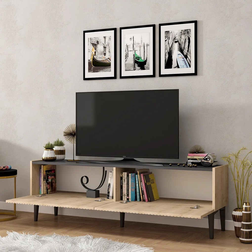 Stolik pod telewizor Draw Sapphire Oak