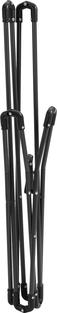 Outsunny Krzesło campingowe Składane Lekka rama stalowa Antypoślizgowe nogi Niebieski 88x74x84 cm Wygodne i stabilne | Aosom PL