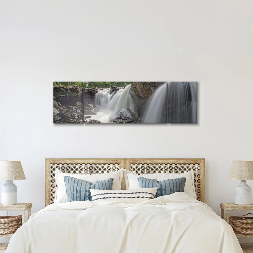 Obraz wodospadów (170x50 cm)