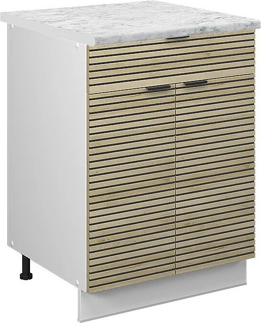 Szafka dolna do kuchni panel dębowy 60x60x82 fame-line