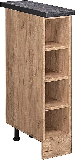 Półka kuchenna złoty dąb energetyczny 20x60x81.6 r-line