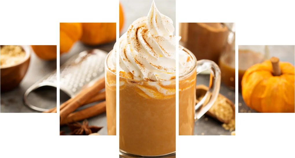 Obraz - Dyniowa latte (125x70 cm)