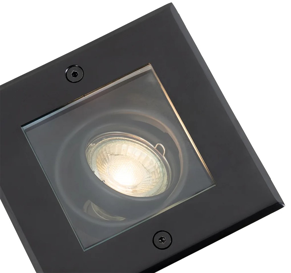 Zewnetrzna Nowoczesny reflektor ogrodowy czarny regulowany IP65 - Oneon Nowoczesny Oswietlenie zewnetrzne