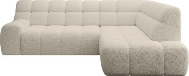 Narożnik COCOON L z elektryczną regulacją siedziska Prawostronny w tkaninie JAGUAR 02