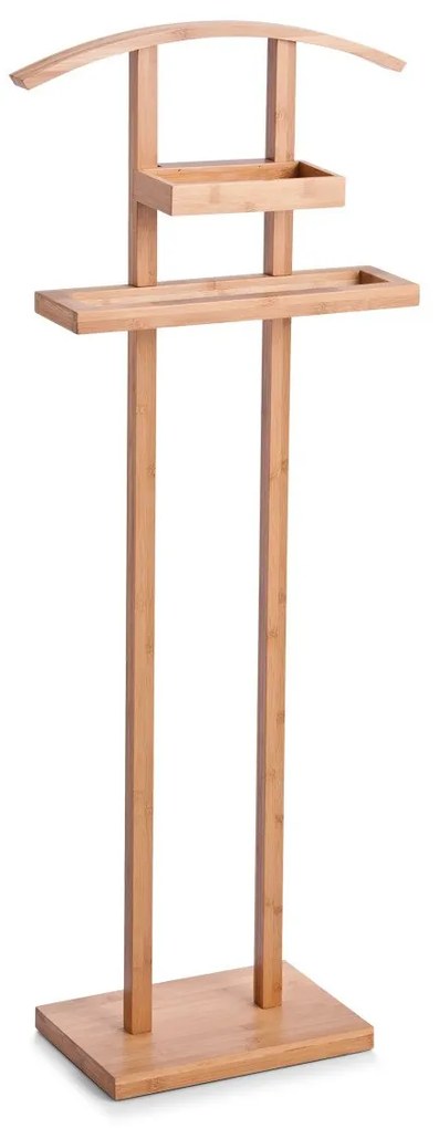 Wieszak na garnitur, ubrania, bambusowy, 45x24x111 cm, ZELLER