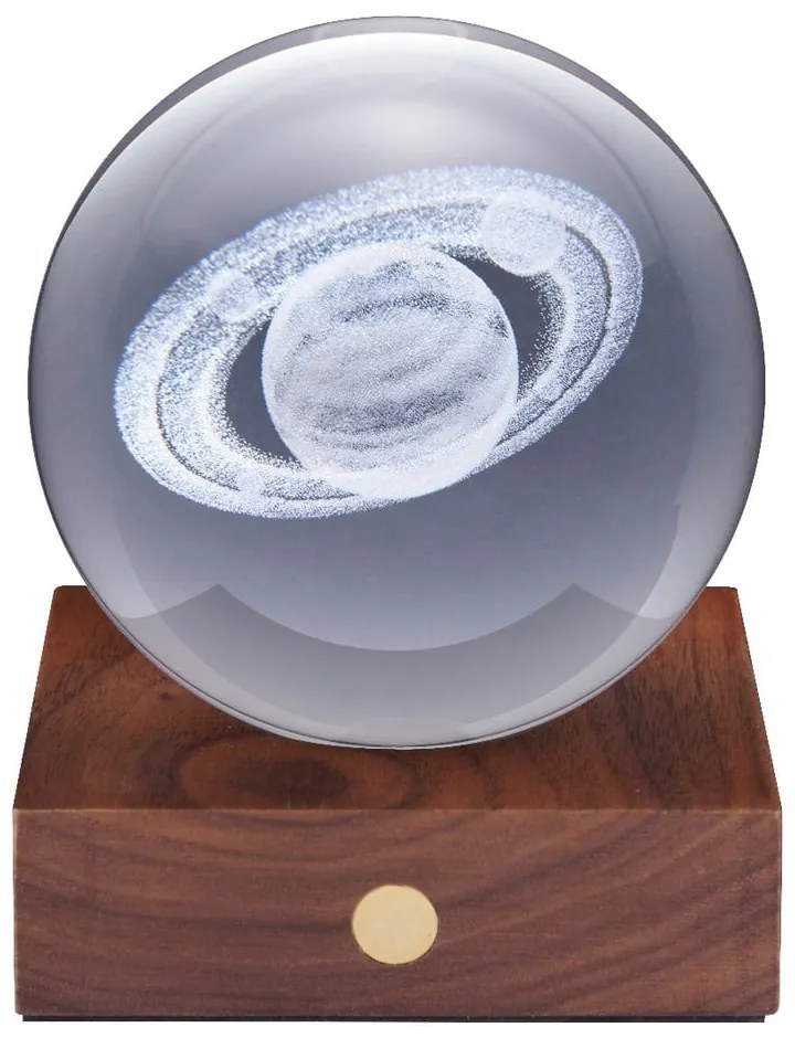 Ciemnobrązowa dekoracja świetlna na USB Amber – Gingko