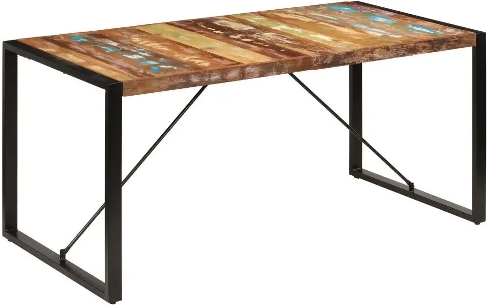 Wielokolorowy stół industrialny 80x160 – Fulo 3X