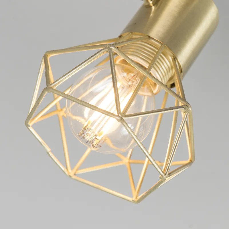 Zestaw 2 reflektorów art deco mosiądz obrotowy i pochylany - Mosh