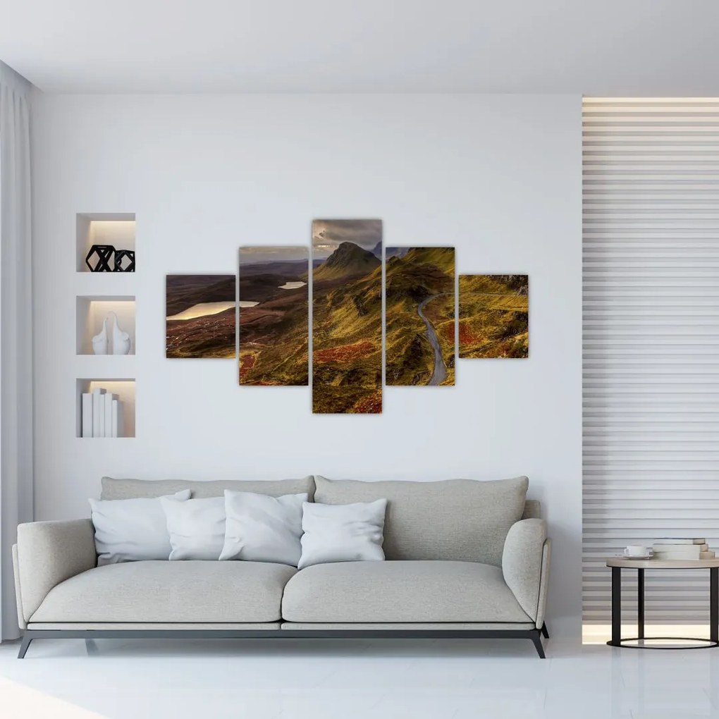 Obraz szkockich gór (125x70 cm)
