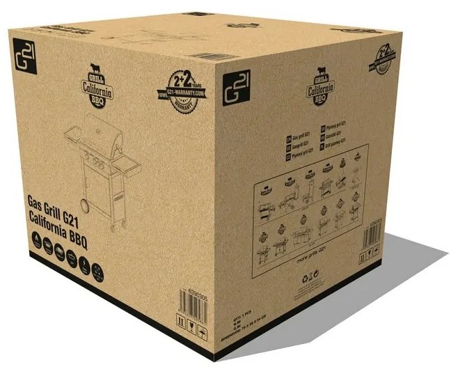 Grill gazowy G21 California BBQ Premium line 4 palniki + gratis reduktor ciśnienia