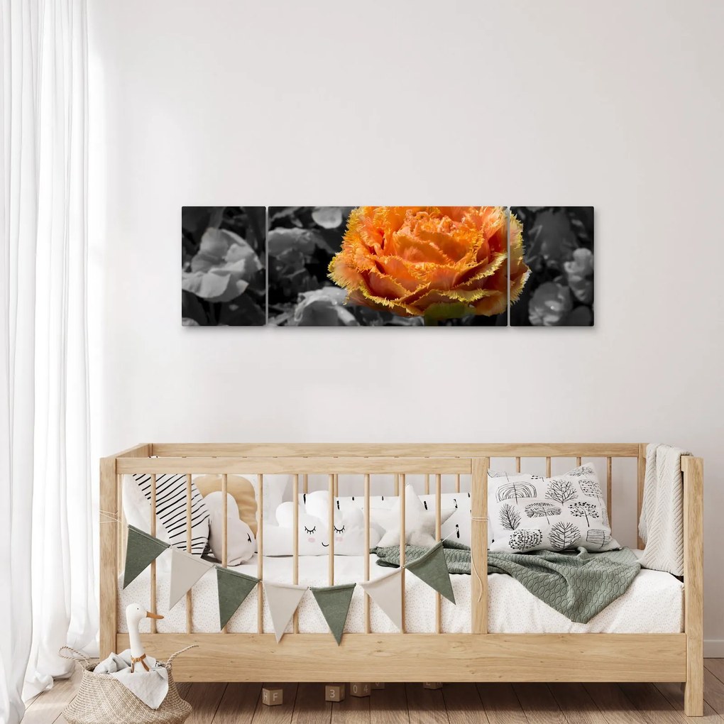Obraz kwiatu (170x50 cm)