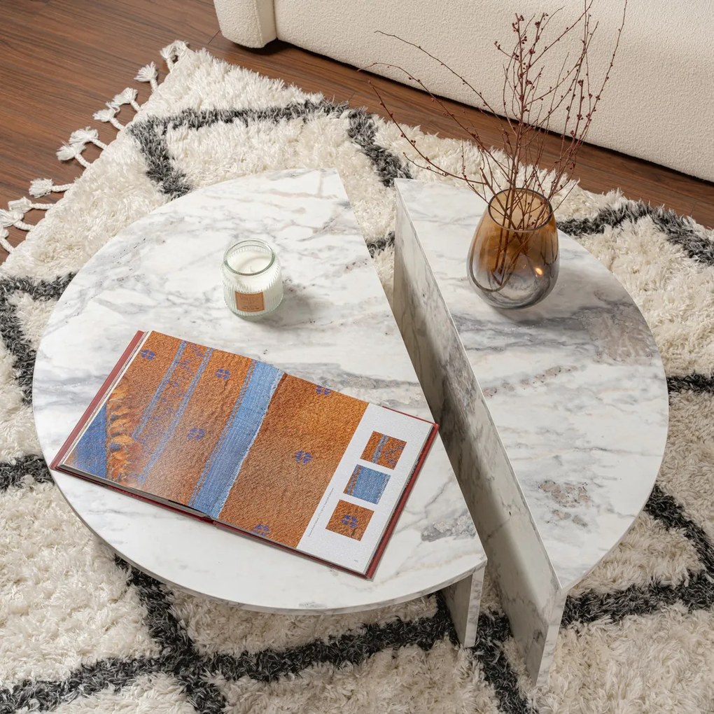 Stolik kawowy Orion Freesia Marble