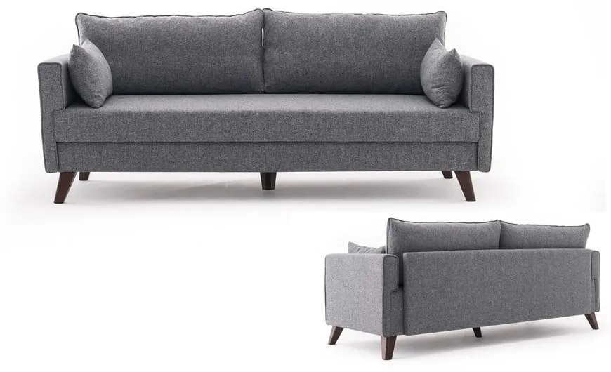 Szara sofa 208 cm Bella – Balcab Home