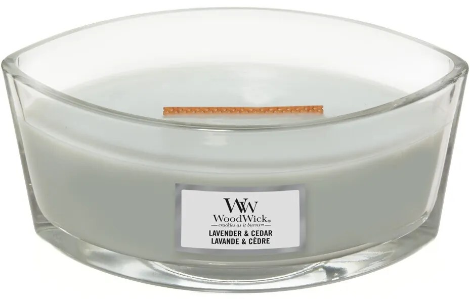 WoodWick Świeca zapachowa Łódź Lavender &amp;Cedar, 453 g