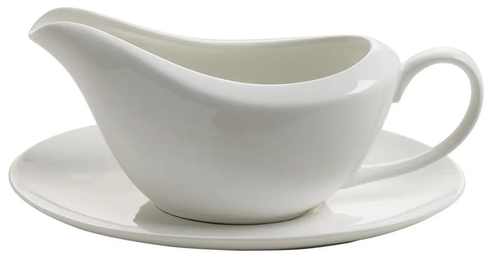 Biała porcelanowa sosjerka Maxwell &amp; Williams Basic, 260 ml