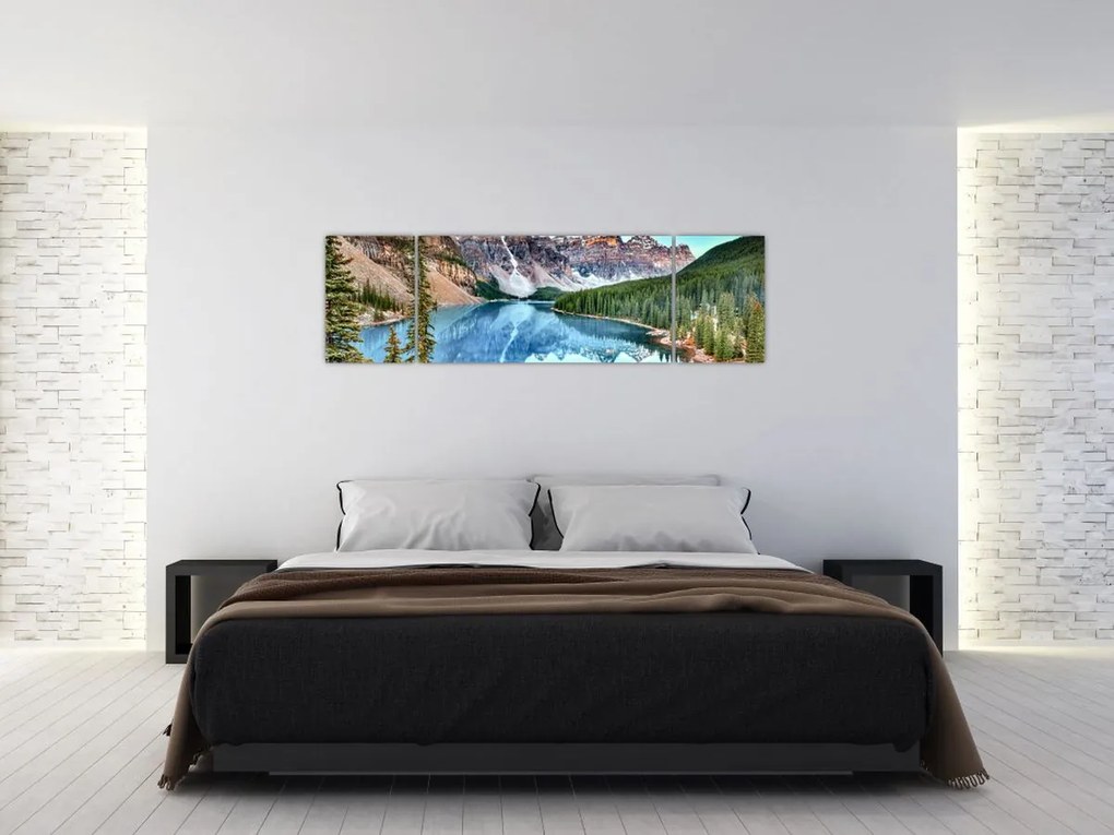 Obraz - Jezioro Morenowe (170x50 cm)