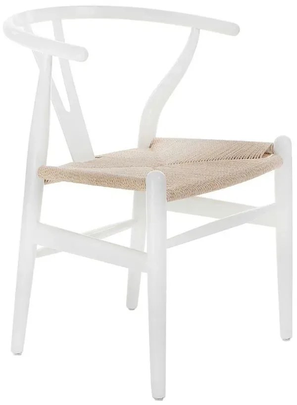 Białe krzesło typu hałas - Orfeo