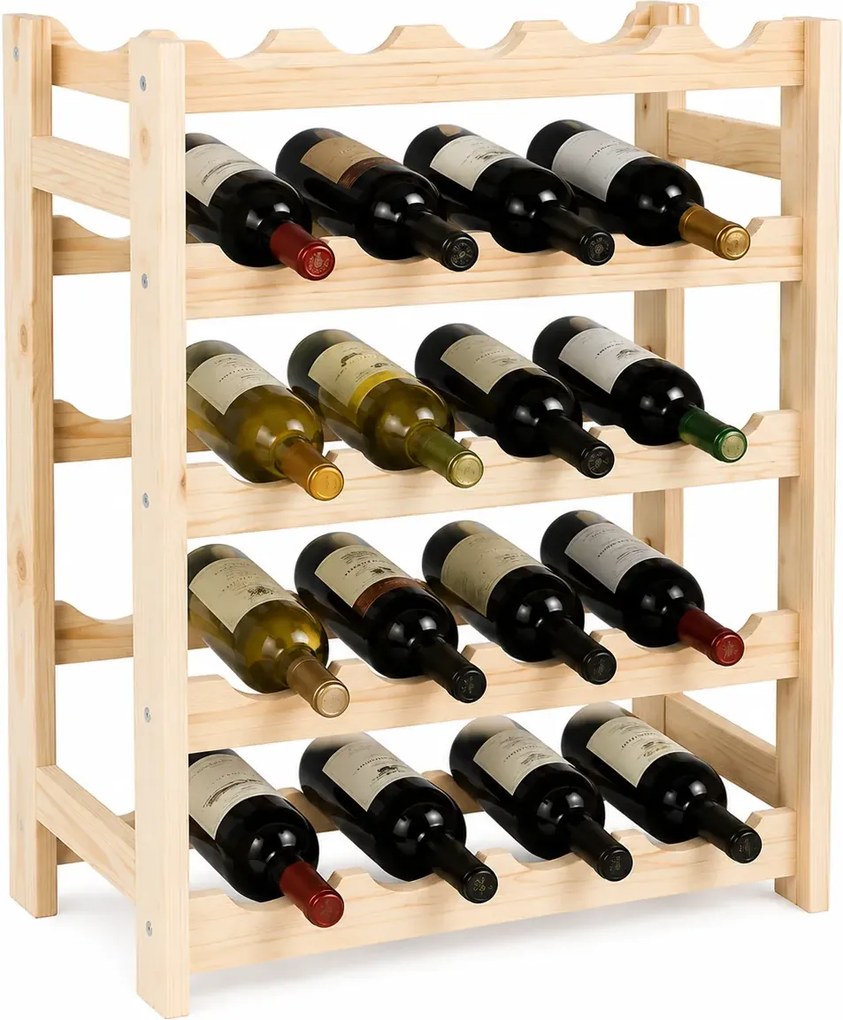 Drewniany regał na wino L8-B46
