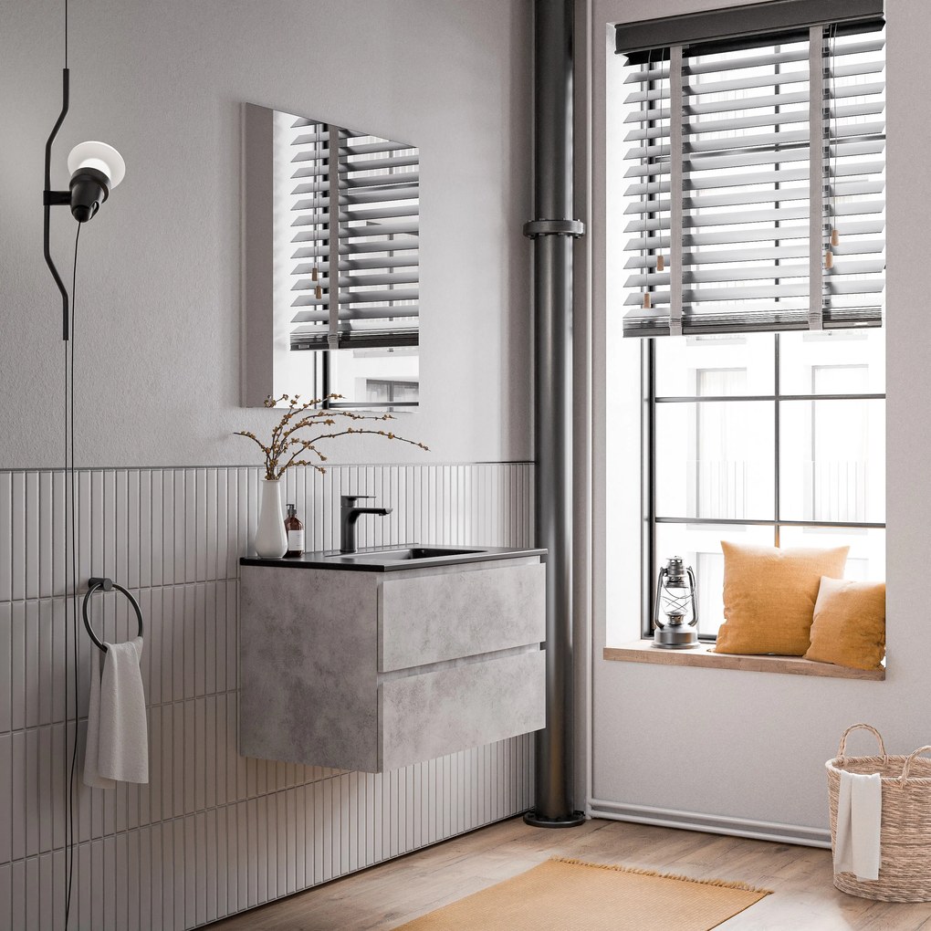 Szafka podumywalkowa AVA 80 cmZ ceramiczną umywalką
