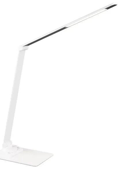 Biała lampa stołowa LED ze ściemniaczem (wys. 72 cm) Travis – Trio