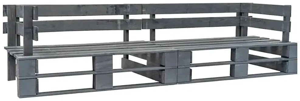2-osbowa sofa z palet do ogrodu K1-D55