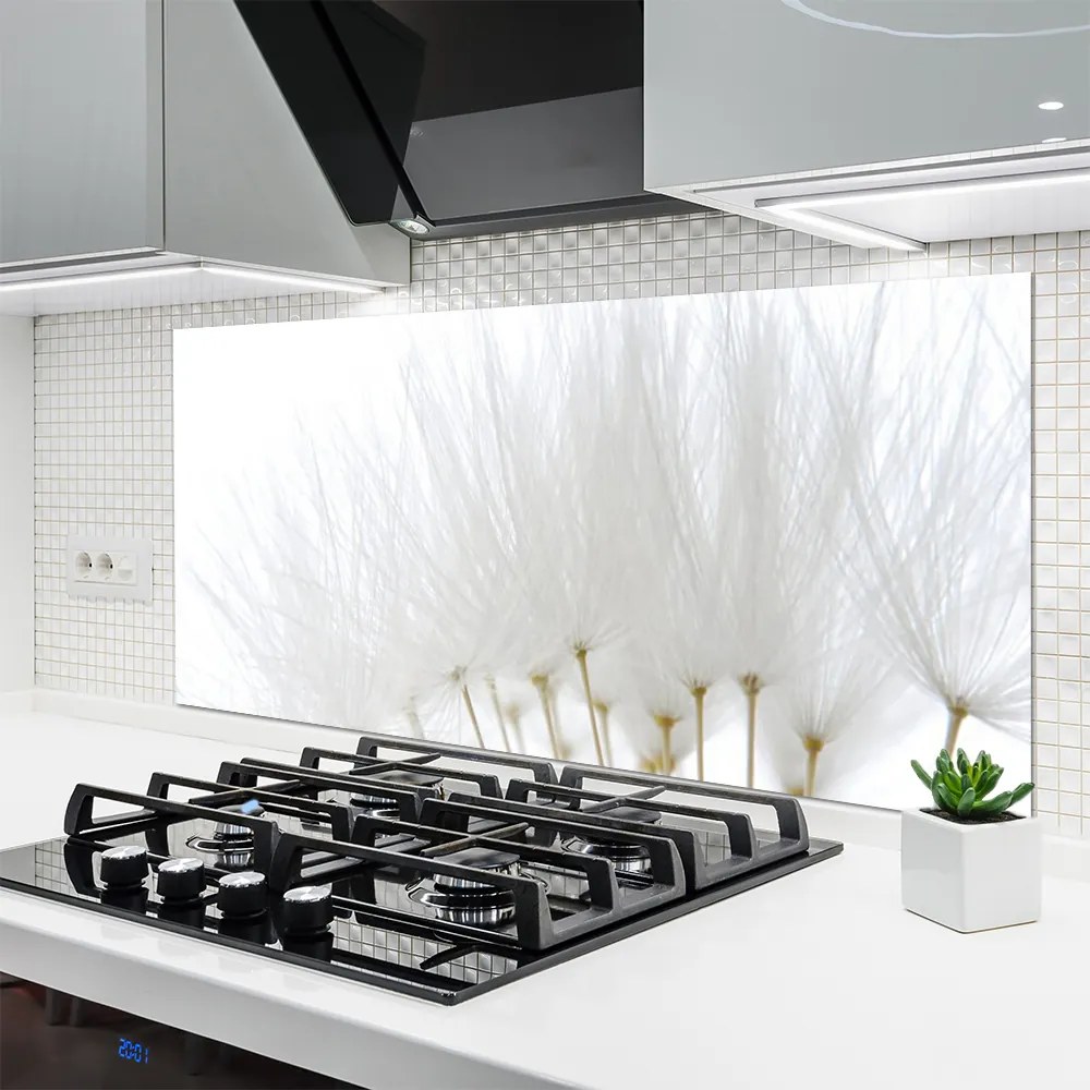 Szkło nad Blatem Kwiatowa Dekoracja Ścienna