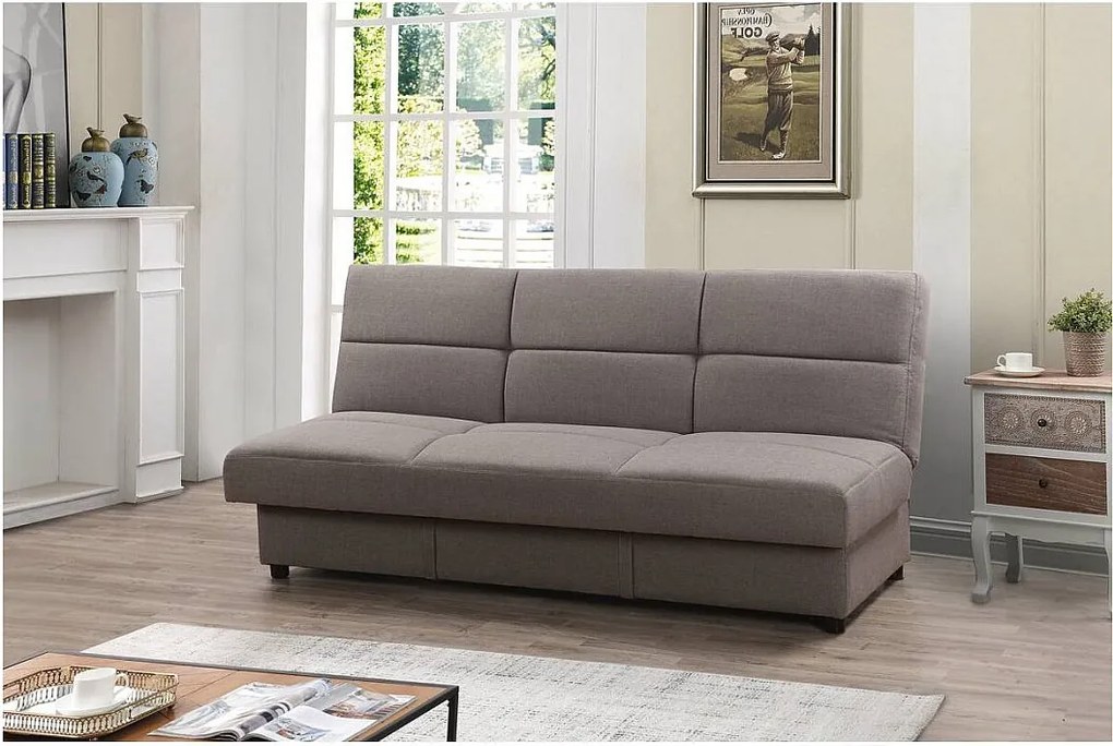 Wersalka "Enzo" - 185 x 84 x 85 cm - 3 miejsca - Szara