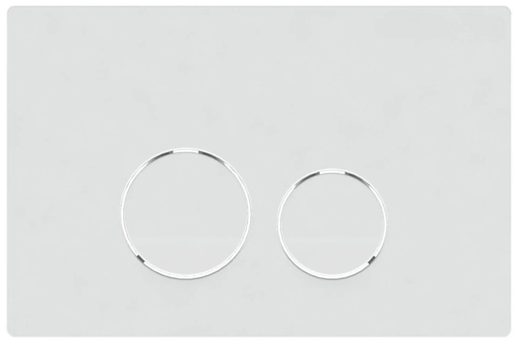 Przycisk spłukujący biały RONA White